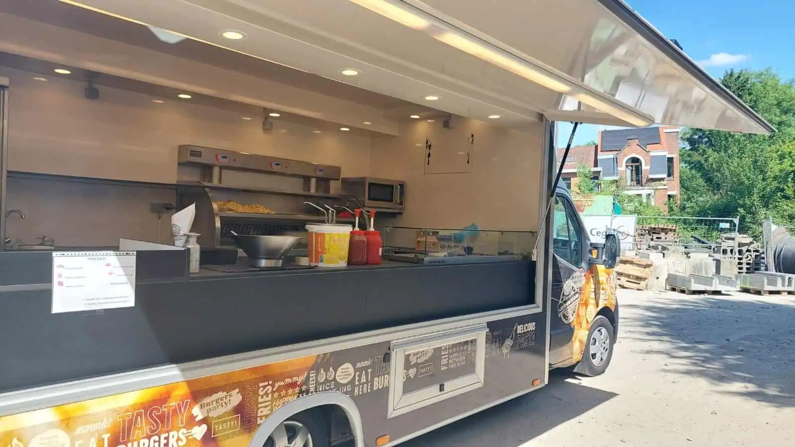 mobiele frituurwagen